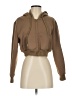Shein 100% Polyester Brown Zip Up Hoodie Size S - photo 1