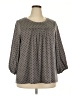 Weekend Suzanne Betro Gray 3/4 Sleeve Blouse Size 2X - photo 1