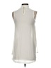 H&M Conscious 100% Polyester Ivory Sleeveless Blouse Size 2 - photo 2