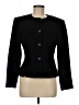 Leslie Fay Solid Black Wool Blazer Size 8 - photo 1