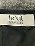 Le Suit Separates 100% Polyester Solid Black Formal Skirt Size 10 - photo 4