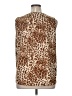 MULTIPLES 100% Polyester Brown Sleeveless Top Size XL - photo 2