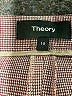 Theory Houndstooth Burgundy Dress Pants Size 10 - photo 6