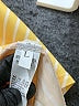 Unbranded Stripes Yellow Long Sleeve Blouse Size L - photo 7