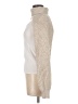 Rebellious 100% Acrylic Ivory Tan Turtleneck Sweater Size 8 - photo 5