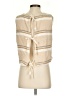 Paper Crown Tan Sleeveless Blouse Size XS - photo 2