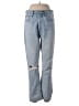 AGOLDE 100% Cotton Hearts Blue Jeans Size 28 waist - photo 1