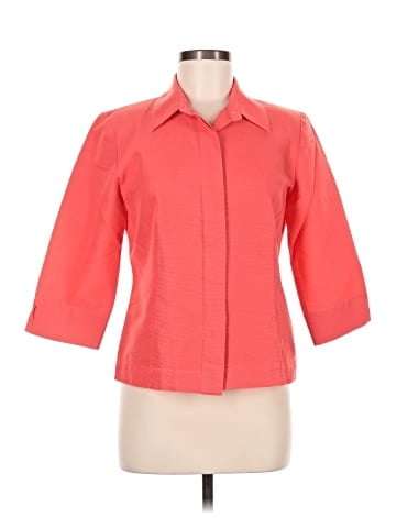 Garfield & Marks 3/4 Sleeve Button-Down Shirt (view 1)