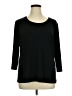 Chico's Black 3/4 Sleeve Top Size XL (3) - photo 1