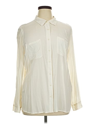 a.n.a. A New Approach Long Sleeve Blouse (view 1)