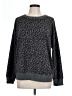 Splendid Animal Print Gray Pullover Sweater Size L - photo 1