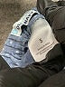 Old Navy 100% Cotton Polka Dots Blue Denim Shorts Size 5 - photo 4