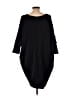 Boutique + Solid Black Casual Dress Size 1X - photo 2