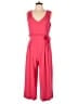 Jessica Howard Solid Red Pink Jumpsuit Size 8 - photo 1