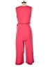 Jessica Howard Solid Red Pink Jumpsuit Size 8 - photo 2