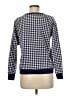 Draper James 100% Cotton Checkered-gingham Blue Pullover Sweater Size M - photo 2