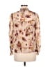 Zara Floral Ivory Long Sleeve Blouse Size XS - photo 2