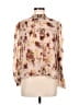 Zara Floral Ivory Long Sleeve Blouse Size XS - photo 1