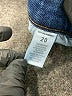 Molly & Isadora Hearts Blue Jeans Size 20 - photo 4