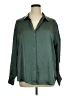 Torrid 100% Polyester Green Long Sleeve Blouse Size 1X Plus (1) - photo 1