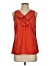 The Limited 100% Polyester Orange Sleeveless Blouse Size XS - photo 1