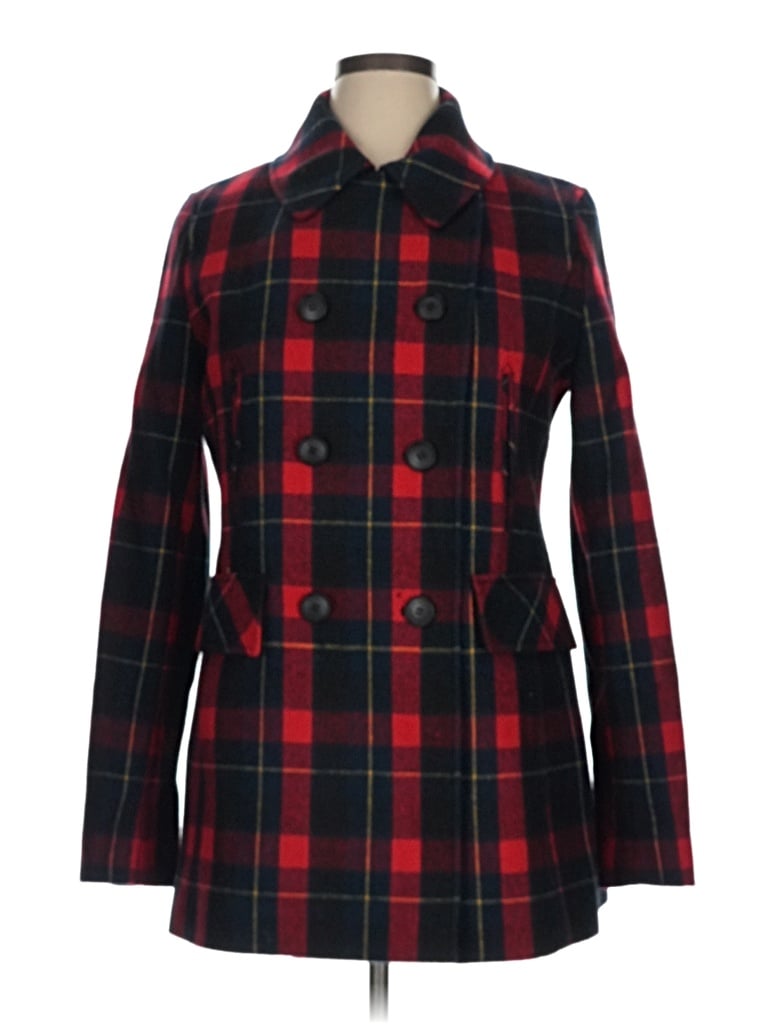 Pre-owned Pendleton Wool Coat In Red