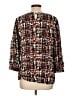 Masai Black 3/4 Sleeve Blouse Size L - photo 2
