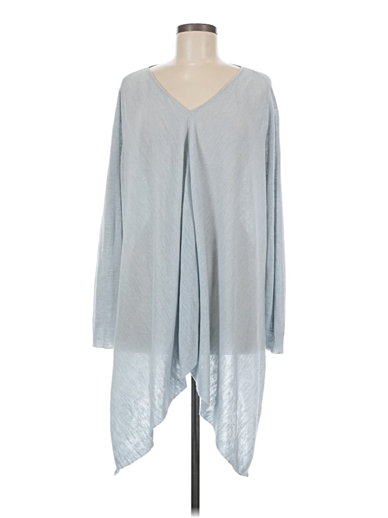 Pre-owned Eileen Fisher Kimono In Gray