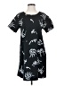 Assorted Brands 100% Cotton Graphic Black Casual Dress Size S - photo 1