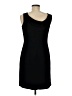 Virgo Petite 100% Polyester Solid Black Cocktail Dress Size 6 (petite) - photo 2