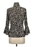 Ninety Black 3/4 Sleeve Blouse Size M - photo 2
