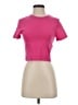 Zara Pink Short Sleeve Turtleneck Size S - photo 1