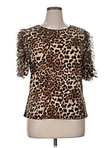 a...love story Short Sleeve Blouse (view 1)