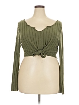 Shein Curve Long Sleeve Top