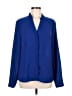 Shein 100% Polyester Blue Long Sleeve Blouse Size 8 - 10 - photo 1