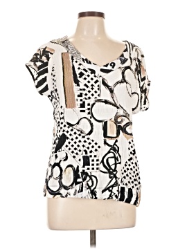 Simply Art By Dolcezza Short Sleeve Blouse