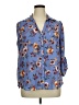 Iz Byer 100% Polyester Blue 3/4 Sleeve T-Shirt Size XL - photo 1