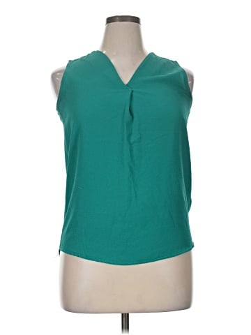 Blue Sand Sleeveless Blouse (view 1)