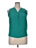 Blue Sand Teal Sleeveless Blouse Size XL - photo 1