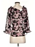 Walter Baker 100% Polyester Black 3/4 Sleeve Blouse Size XS - photo 2