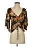 Garage Brown 3/4 Sleeve Blouse Size S (estimated) - photo 1