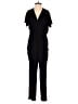 Cope 100% Rayon Solid Black Jumpsuit Size S - photo 1