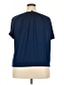 Shein Curve Blue Short Sleeve Top Size 3X - photo 2