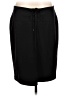 Nine West Solid Black Casual Skirt Size 12 - photo 1