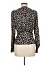 Bailey 44 100% Polyester Black Long Sleeve Blouse Size 8 - photo 2