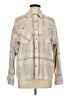Member's Mark Plaid Tan Long Sleeve Button-Down Shirt Size L - photo 1