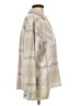 Member's Mark Plaid Tan Long Sleeve Button-Down Shirt Size L - photo 4