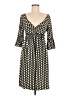 Max Studio Polka Dots Black Ivory Casual Dress Size M - photo 1