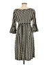 Max Studio Polka Dots Black Ivory Casual Dress Size M - photo 2