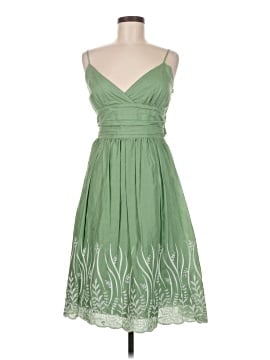 green emerald velvet dress Off The Shoulder Tea Length Dress